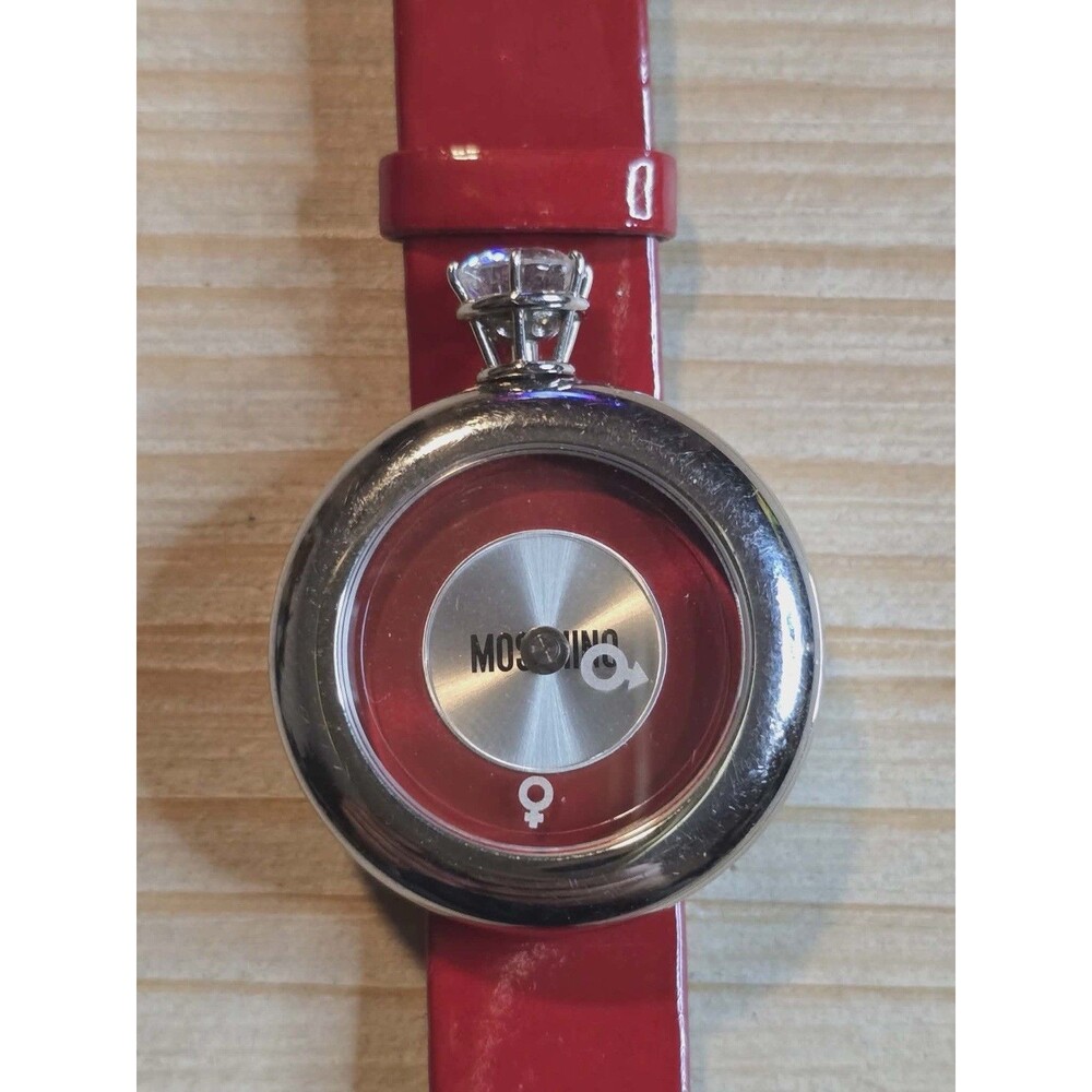 Vintage Moschino diamonds are forever watch